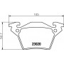 8DB 355 008-641 HELLA Комплект гальмівних колодок, дискове гальмо