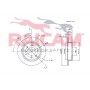 RD00157 RAICAM Гальмівний диск