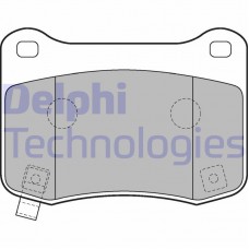 LP2212 DELPHI Комплект гальмівних колодок дисковий гальм