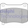 LP2212 DELPHI Комплект гальмівних колодок дисковий гальм