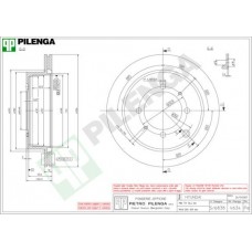 V634 PILENGA Гальмівний диск