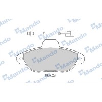 MBF015497 MANDO Комплект гальмівних колодок дисковий гальм