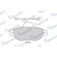 MBF015497 MANDO Комплект гальмівних колодок дисковий гальм