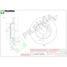 5152 PILENGA Гальмівний диск
