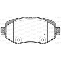 BPA1724.08 OPEN PARTS Комплект гальмівних колодок дисковий гальм