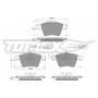 TX 15-23 TOMEX Brakes КомплеК т гальмівних колодок, дискове гальмо