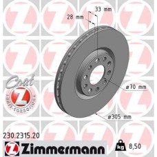 230.2315.20 ZIMMERMANN Гальмівний диск