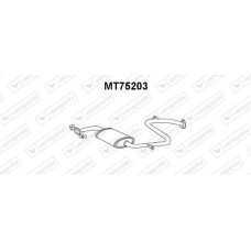 MT75203 VENEPORTE Предглушник вихлопних газів