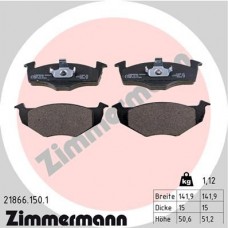 21866.150.1 ZIMMERMANN Комплект гальмівних колодок дисковий гальм