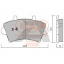 704-13160P IAP QUALITY PARTS КомплеК т гальмівних колодок, дискове гальмо