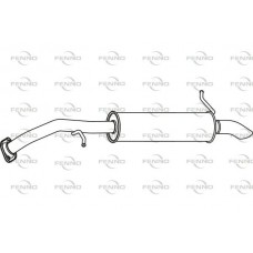 P6584 FENNO Глушник вихлопних газів кінцевий