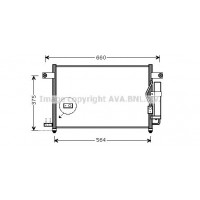 DW5049D AVA QUALITY COOLING Конденсатор кондиціонера