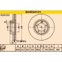 BAR24131 BARUM Гальмівний диск