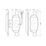 0 986 424 515 BOSCH КомплеК т гальмівних колодок, дискове гальмо