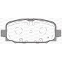 BPA1796.02 OPEN PARTS Комплект гальмівних колодок дисковий гальм