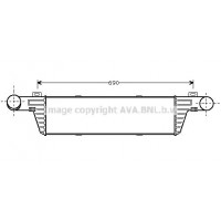 MSA4224 AVA QUALITY COOLING Интеркулер