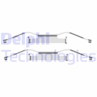 LX0439 DELPHI Комплектуючі колодки дискового гальма