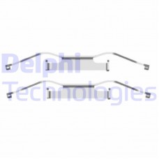 LX0439 DELPHI Комплектуючі колодки дискового гальма
