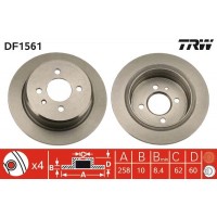 DF1561 TRW Гальмівний диск