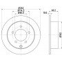 8DD 355 119-181 HELLA PAGID Гальмівний диск