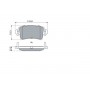 0986494043 BOSCH BOSCH Гальмівні колодки задн. RENAULT Master 97-; OPEL Movano 98-