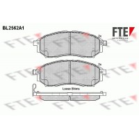 BL2562A1 FTE Комплект гальмівних колодок дисковий гальм