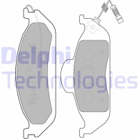 LP1299 DELPHI Комплект гальмівних колодок дисковий гальм