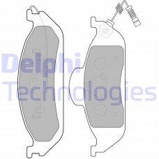 LP1299 DELPHI Комплект гальмівних колодок дисковий гальм