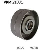 VKM 21031 SKF Паразитный / Ведущий ролик, Зубчастий ремінь