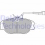 LP875 DELPHI Комплект гальмівних колодок дисковий гальм