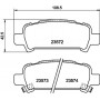 8DB 355 009-401 HELLA PAGID Комплект гальмівних колодок дисковий гальм