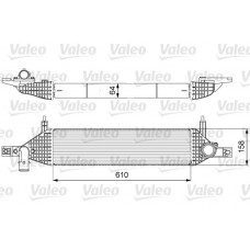 818633 VALEO Интеркулер