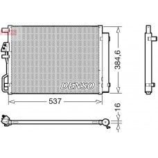 DCN41021 DENSO Конденсатор кондиціонера