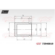 72940019 MAXTECH Поршень корпус скоби гальма