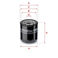S 6900 R SOFIMA Масляний фільтр