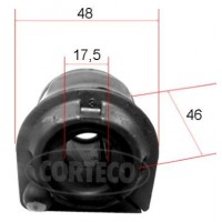 49371888 CORTECO Опора стабілізатора