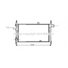 OL2063 AVA QUALITY COOLING Радіатор охолодження двигуна