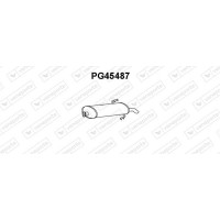PG45487 VENEPORTE Глушник вихлопних газів кінцевий