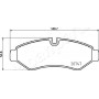 PP-0535AF JAPANPARTS Комплект гальмівних колодок дисковий гальм