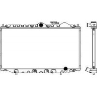 4211-1008 SAKURA Automotive Радіатор охолодження двигуна