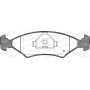 BPA0119.20 OPEN PARTS Комплект гальмівних колодок дисковий гальм