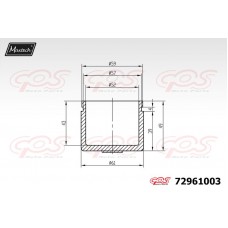 72961003 MAXTECH Поршень корпус скоби гальма