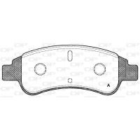 BPA0840.30 OPEN PARTS Комплект гальмівних колодок дисковий гальм