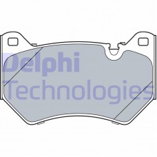 LP3529 DELPHI Комплект гальмівних колодок дисковий гальм