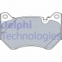 LP3529 DELPHI Комплект гальмівних колодок дисковий гальм
