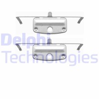 LX0399 DELPHI Комплектуючі колодки дискового гальма