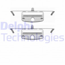 LX0399 DELPHI Комплектуючі колодки дискового гальма