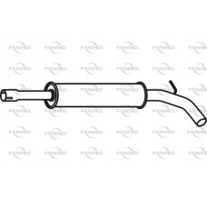 P72038 FENNO Середній глушник вихлопних газів