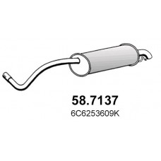 58.7137 ASSO Глушник вихлопних газів кінцевий