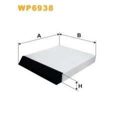 WP6938 WIX FILTERS Фільтр повітря у внутрішньому просторі